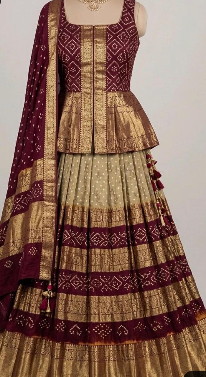 Teal Blue Silk Anarkali Dress