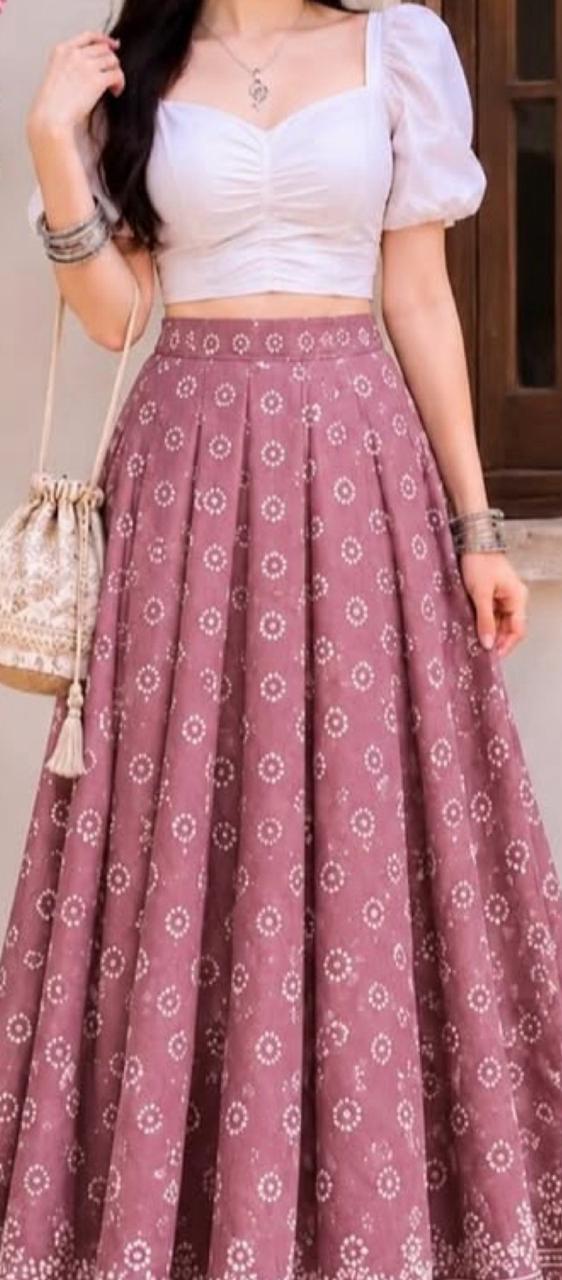 Mustard Handblock Printed Saree