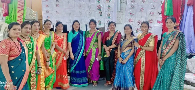 Group in custom designed sarees