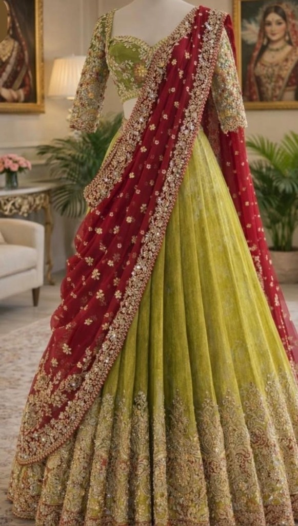 Royal Cream & Magenta Paithani Silk Anarkali Gown